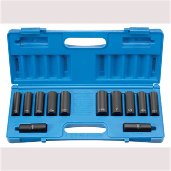 Impact Set 1/2" Dr, 12 Pieces